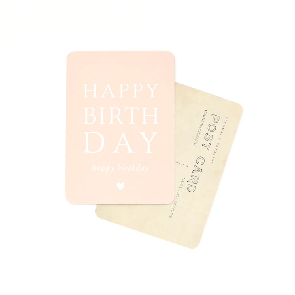 Carte Happy Birthday Rose- Cinqmai