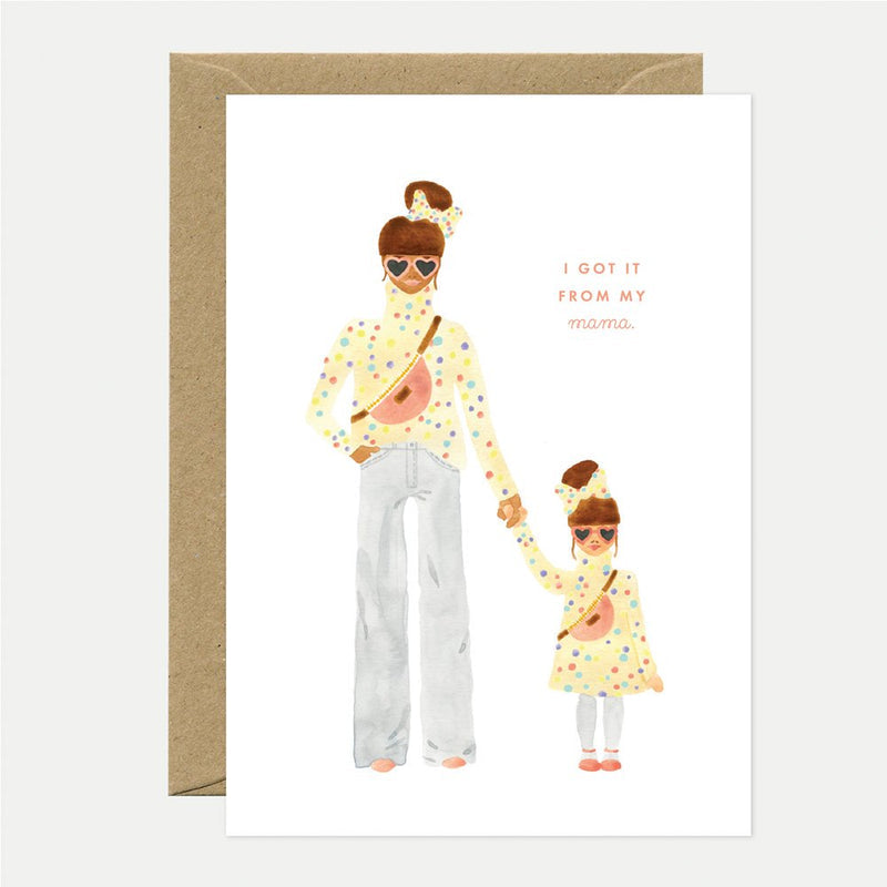 Carte "Mama, Daughter" - All the Ways to Say
