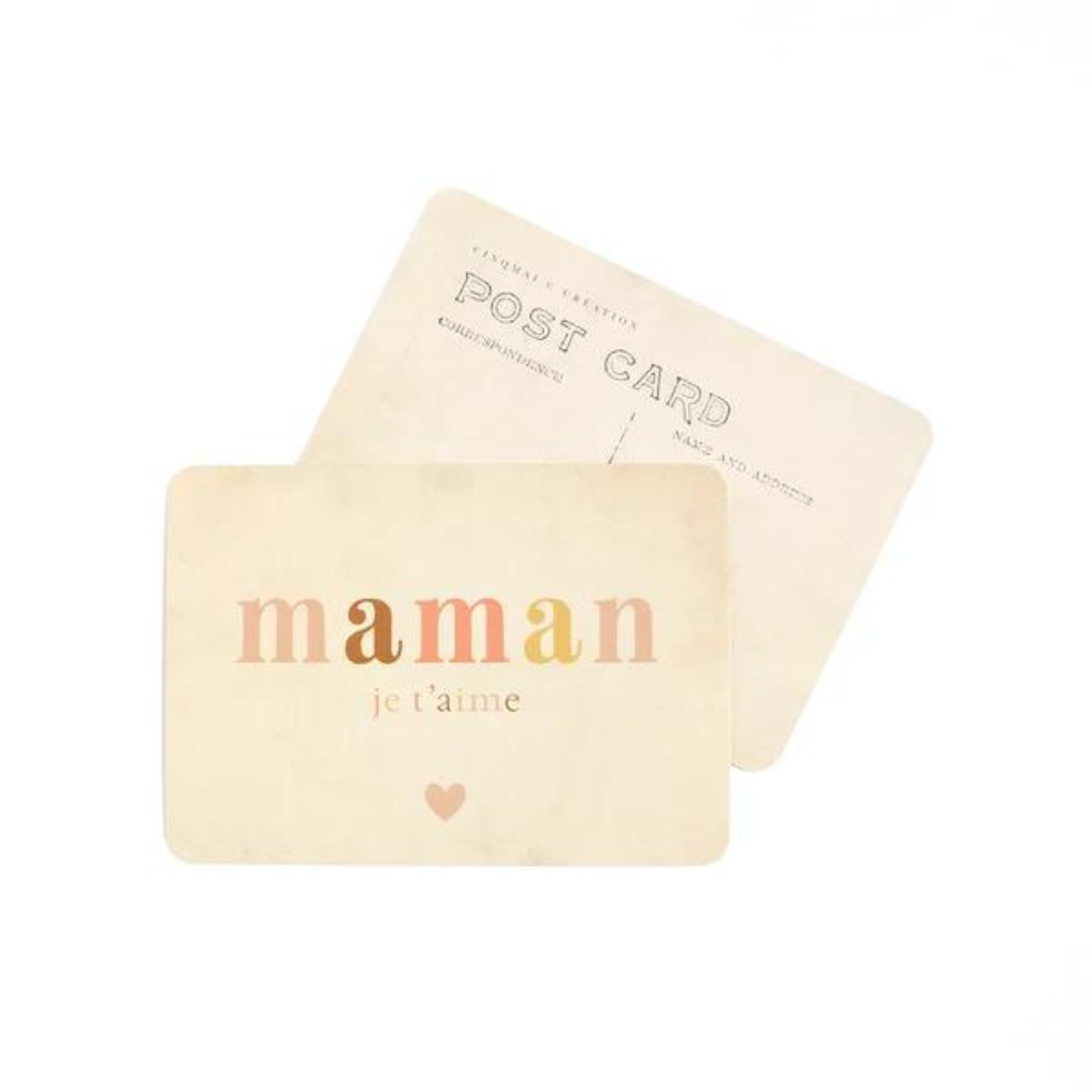 Photo de carte maman je t aime cinq mai par Les Biscottes