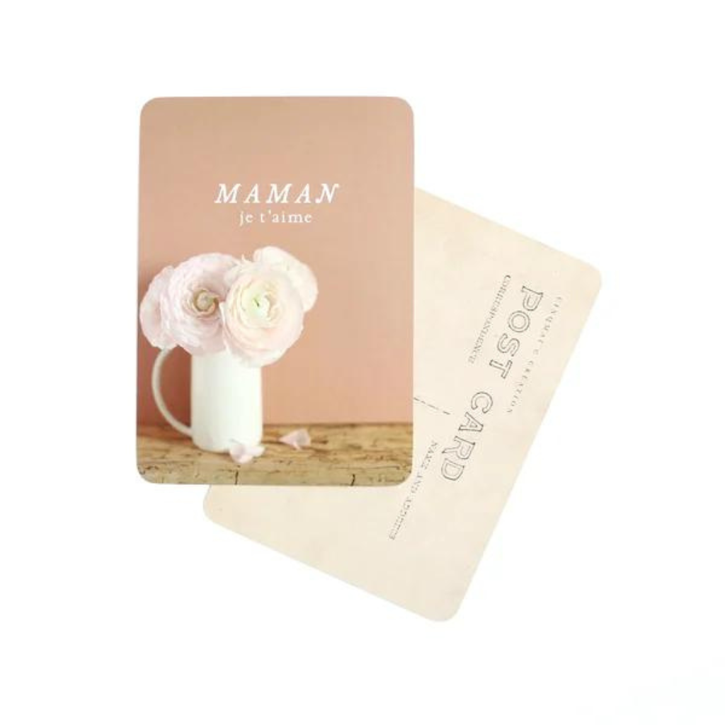 Photo de carte maman je t aime fleurs cinq mai par Les Biscottes