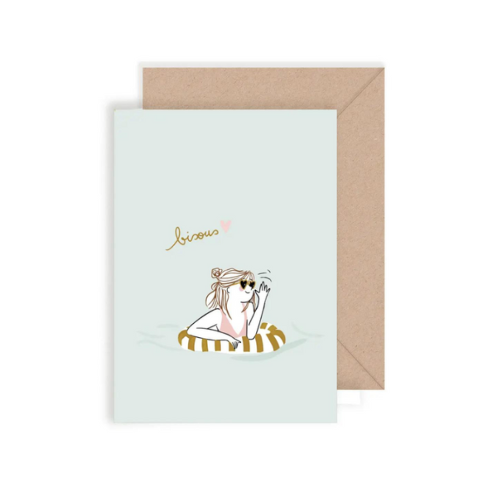 Photo de carte many kisses my lovely thing par Les Biscottes