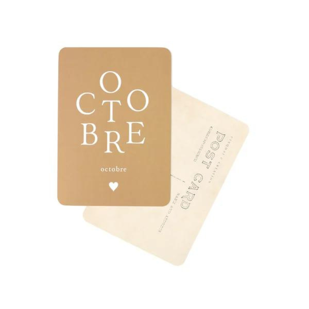 Photo de carte octobre brun cinq mai par Les Biscottes