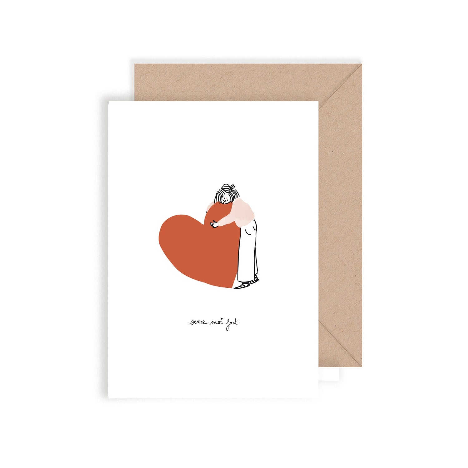 Carte Double "Serre-Moi Fort" - My Lovely Thing