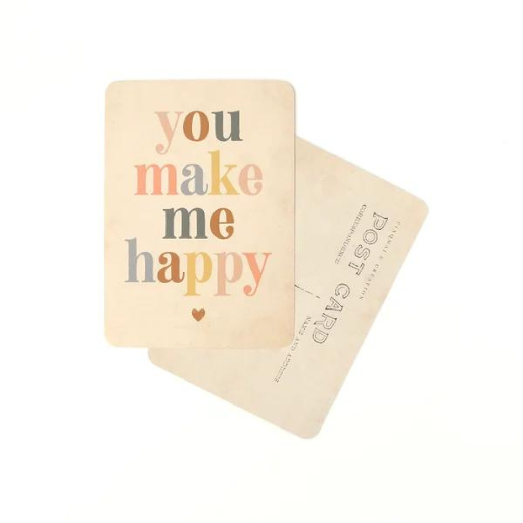 Photo de carte you make me happy cinq mai par Les Biscottes