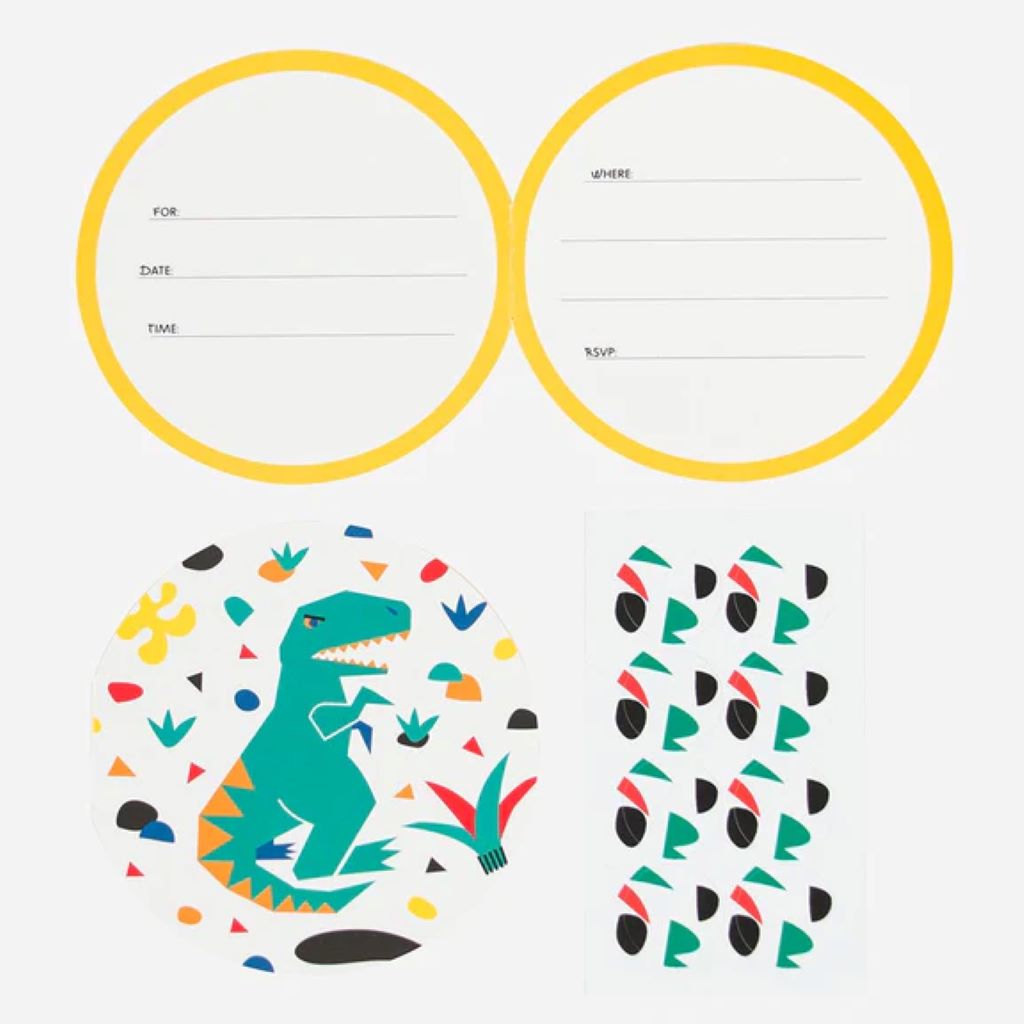 Cartons Invitations Dinosaure - My Little Day