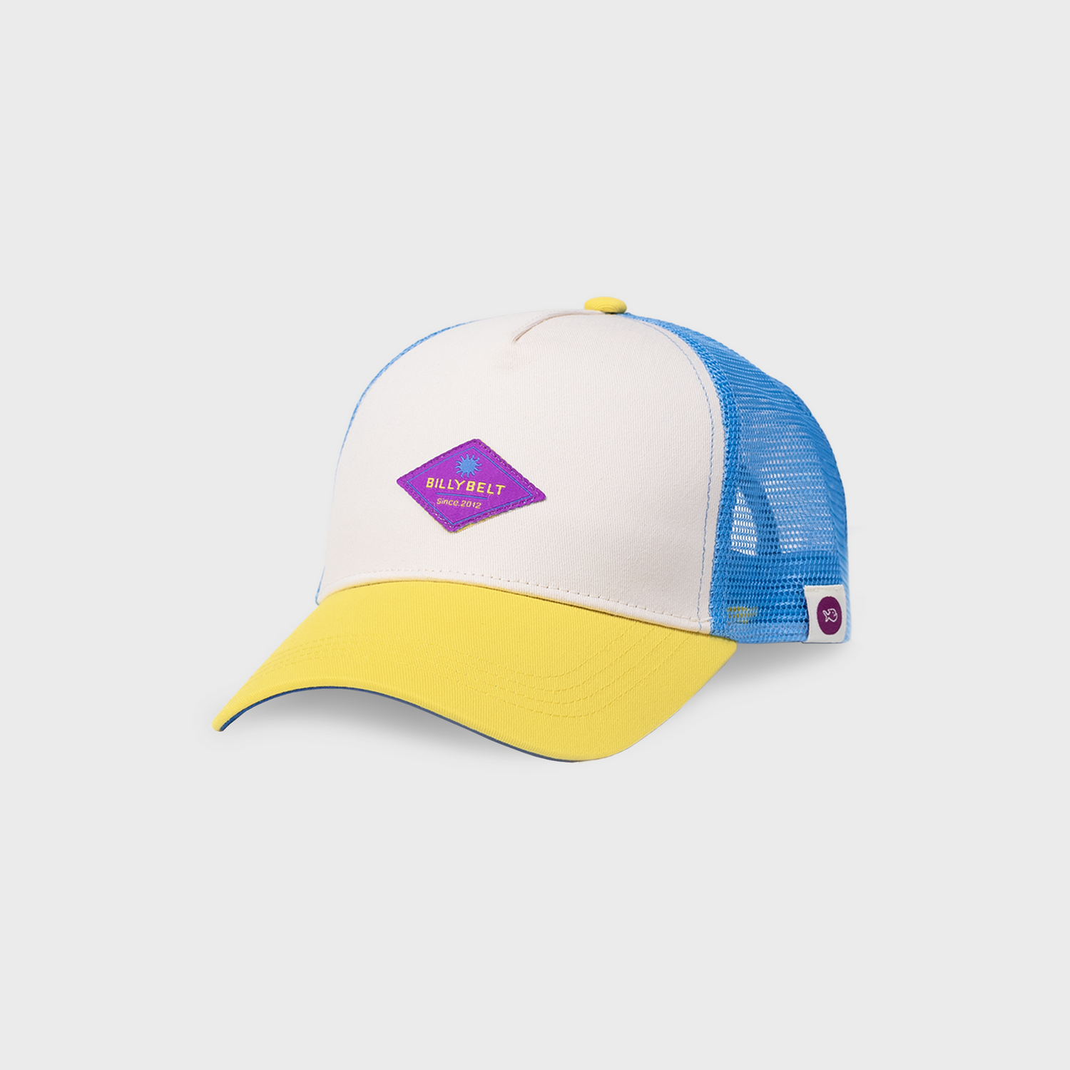 Casquette Enfant Trucker Écru et Bleu - Billybelt