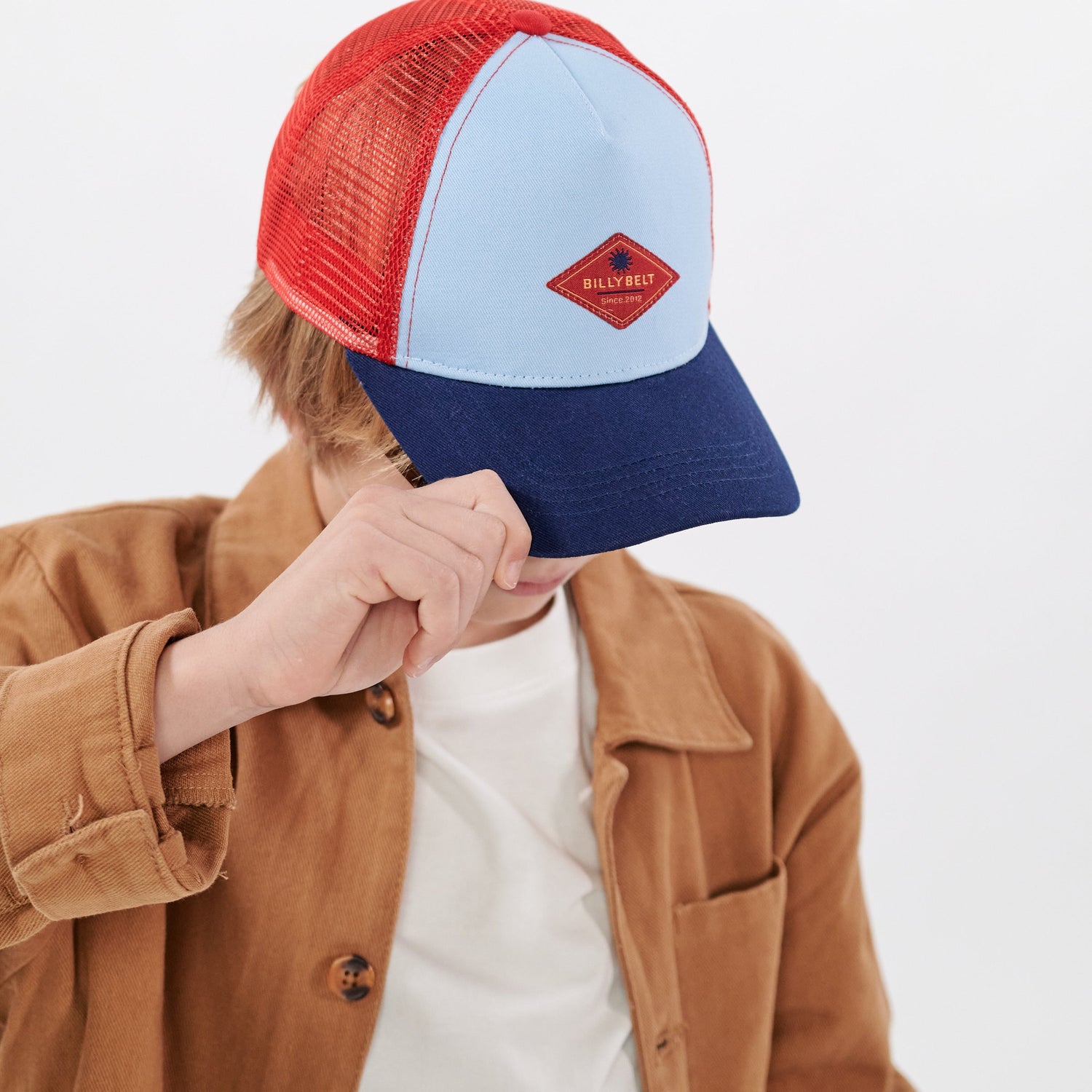 Casquette Trucker Bleu et Rouge - Billybelt