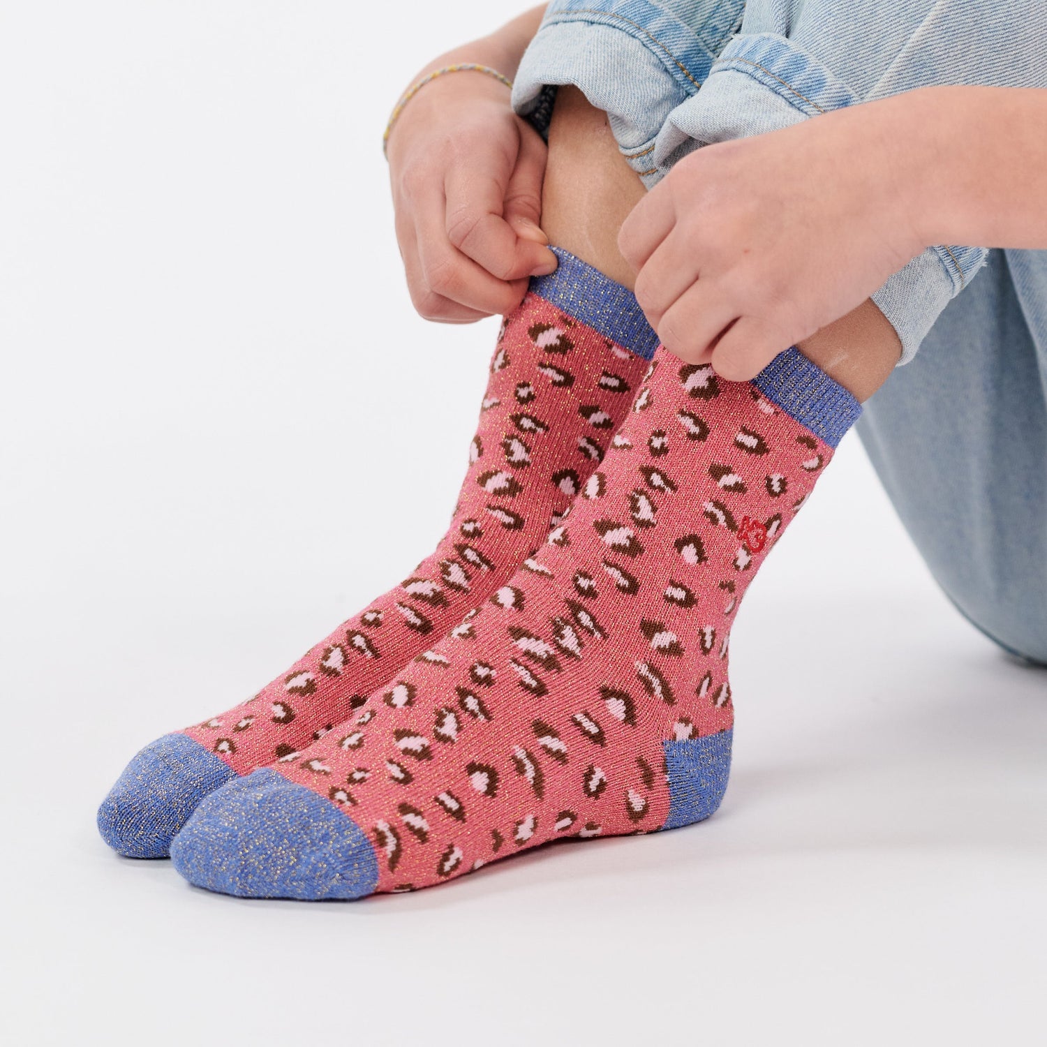 Chaussettes Enfant Léopard Rose - Billybelt