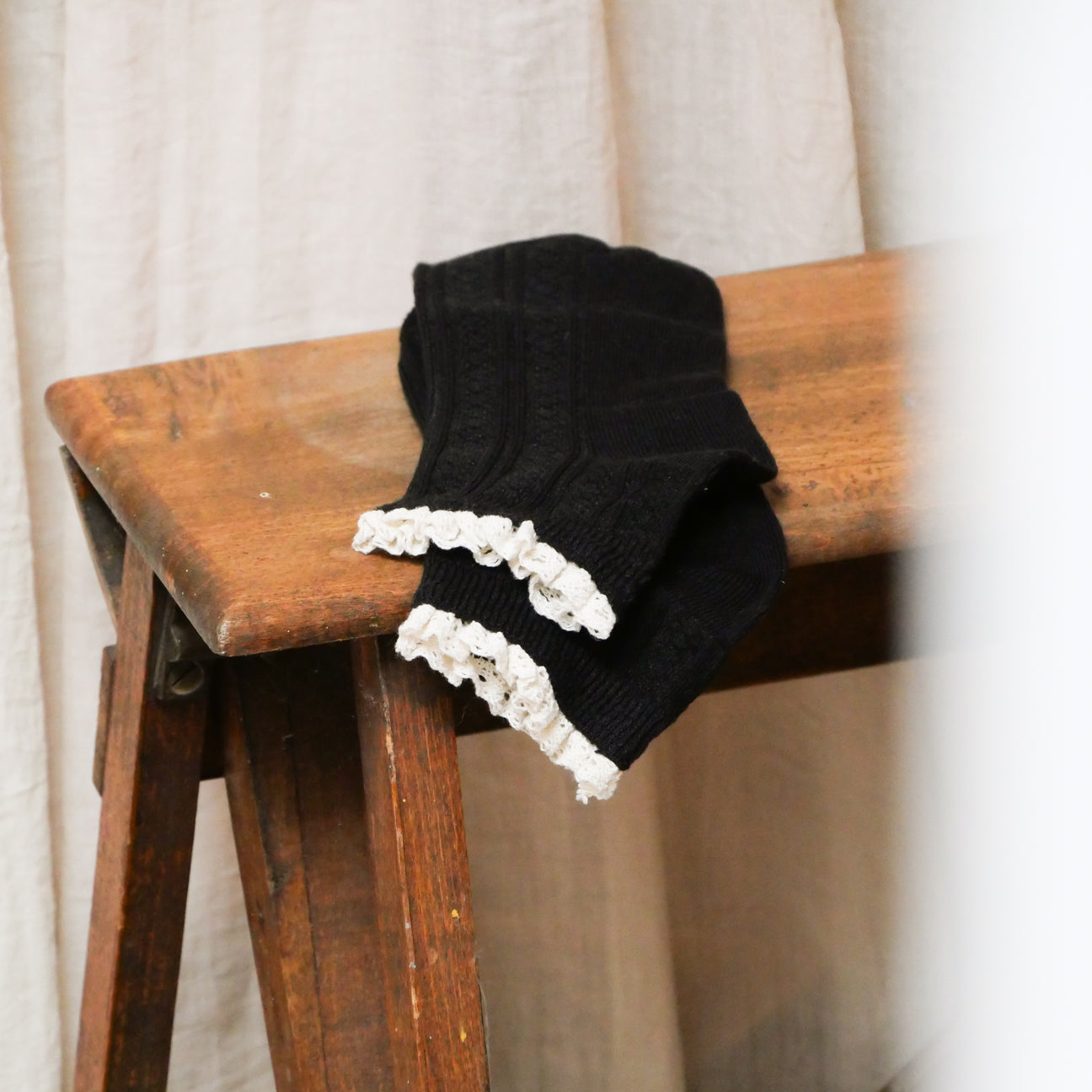 Chaussettes Basses Macramé - Gentil Coquelicot