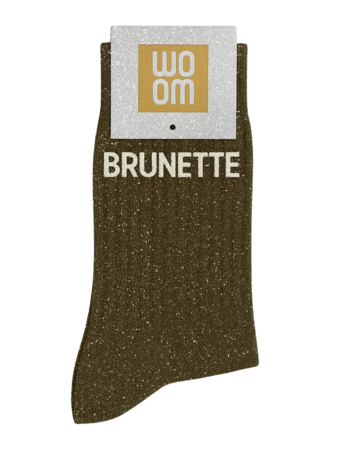 Chaussettes à Paillettes "Brunette" Kaki - Woom