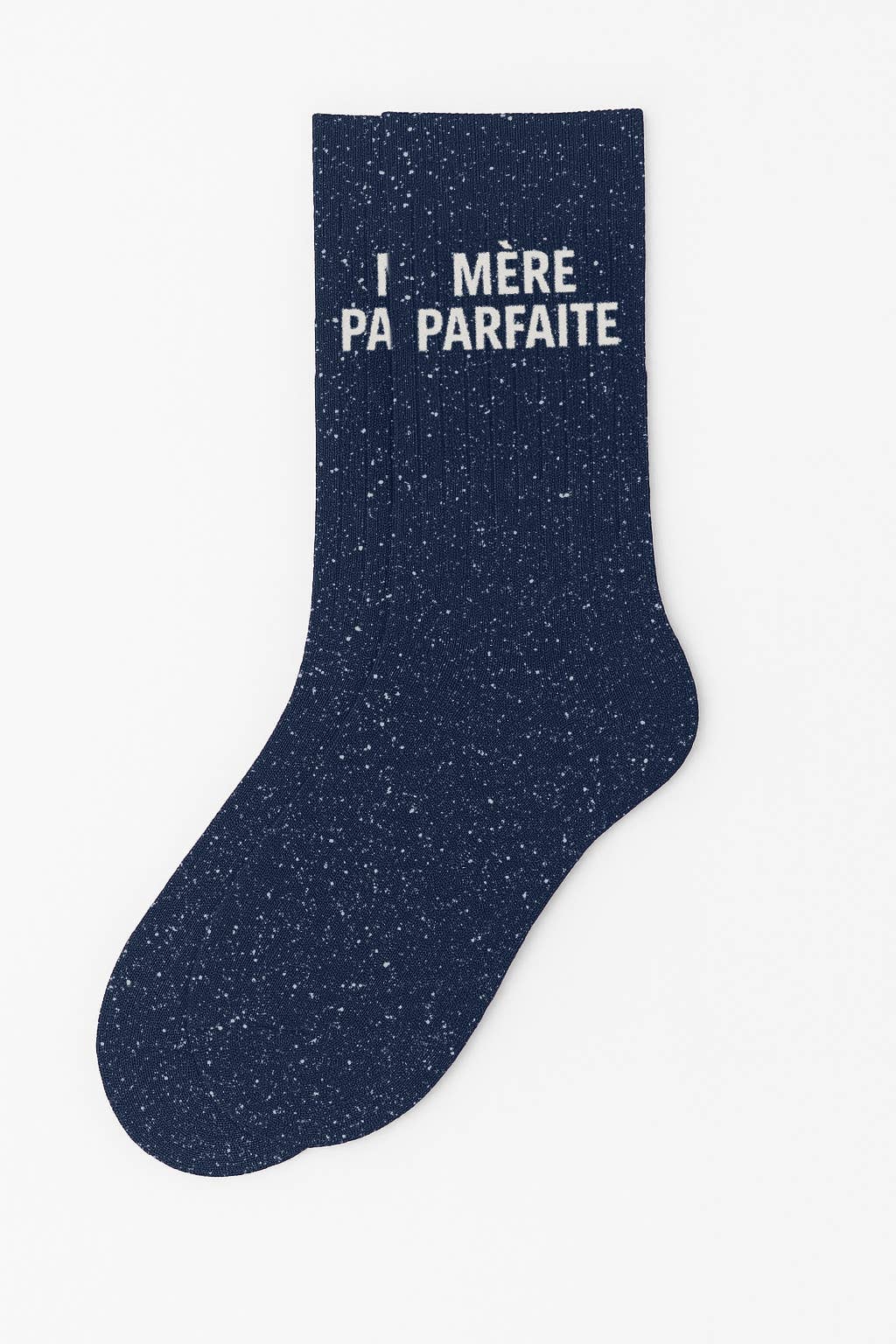 Chaussettes à Paillettes "Mère Parfaite" Marine - Woom