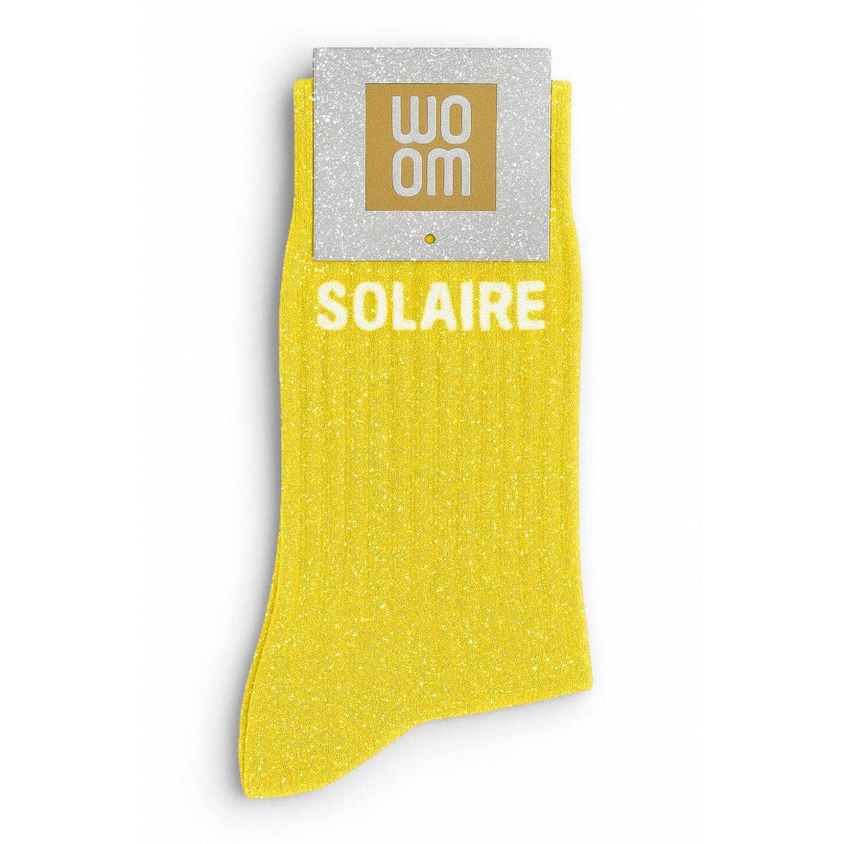 Chaussettes à Paillettes "Solaire" Jaune - Woom