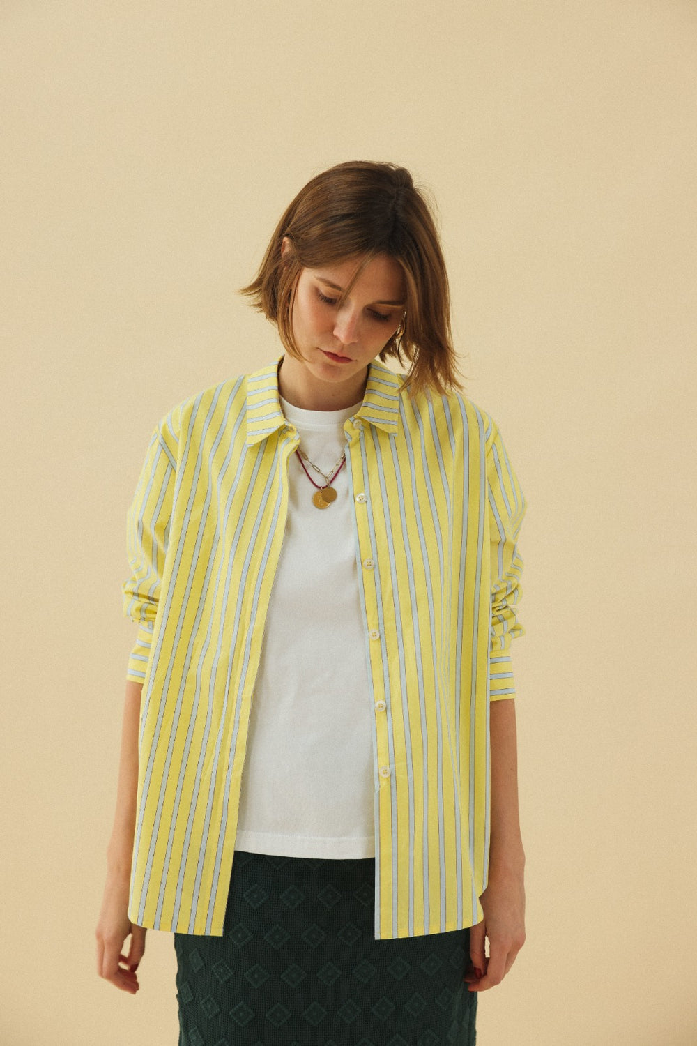 Chemise Argentine Rayures Jaune - Hortense