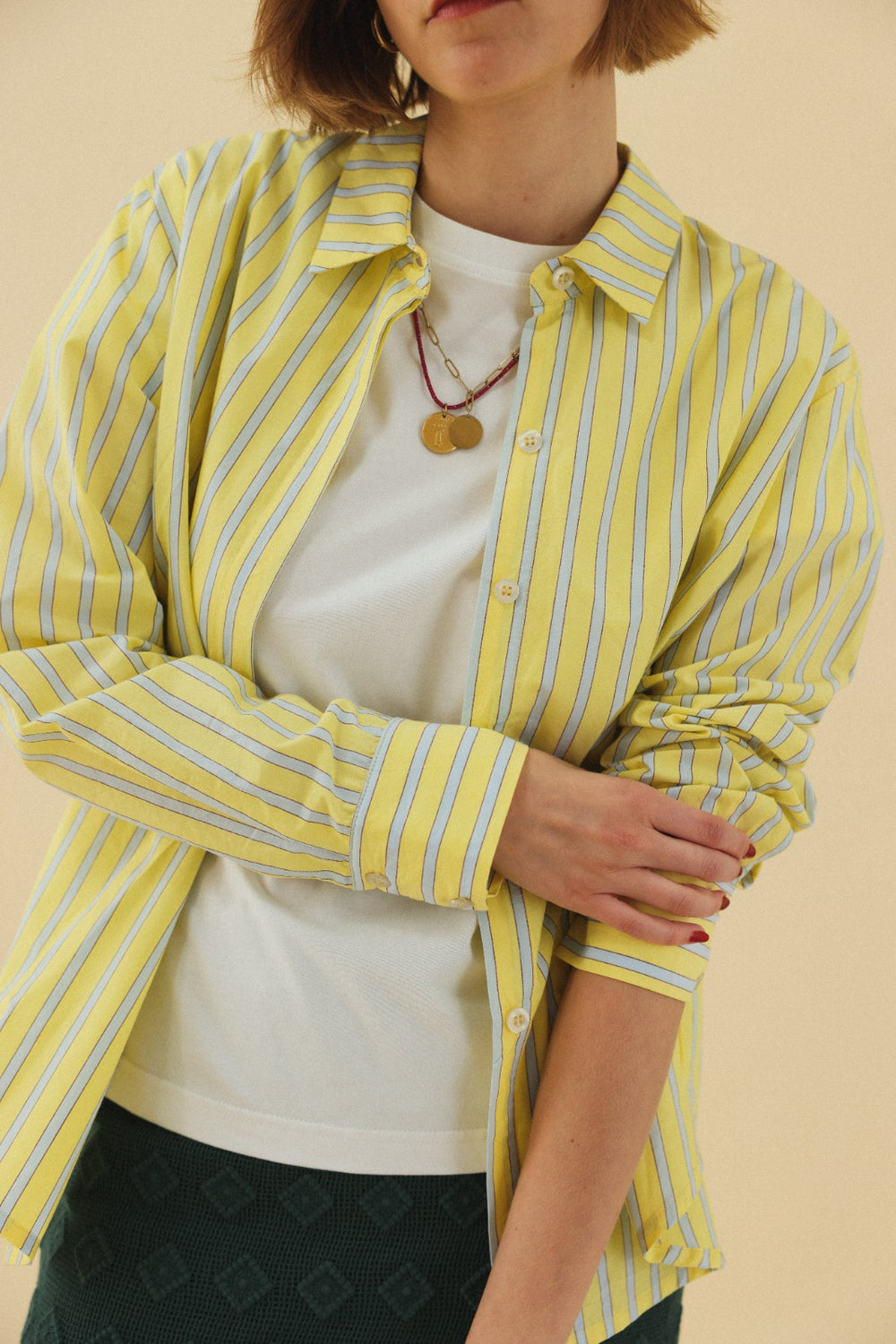 Chemise Argentine Rayures Jaune - Hortense