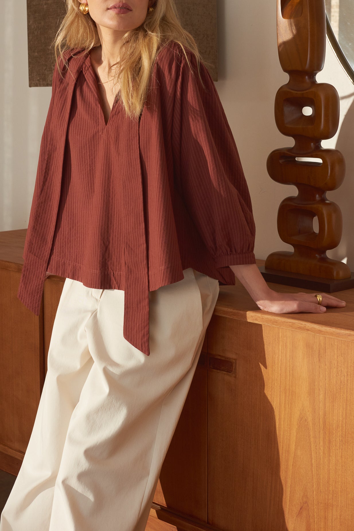 Chemise Clera Brun - Marlot Paris