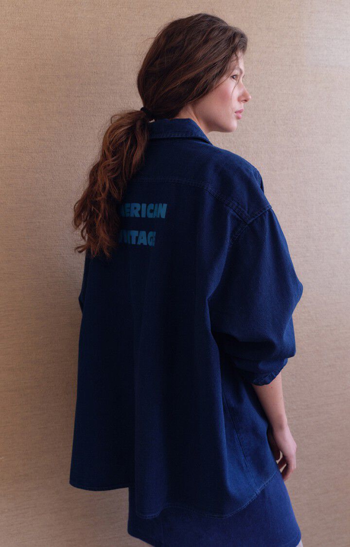 Chemise Comow Bleu Brut - American Vintage
