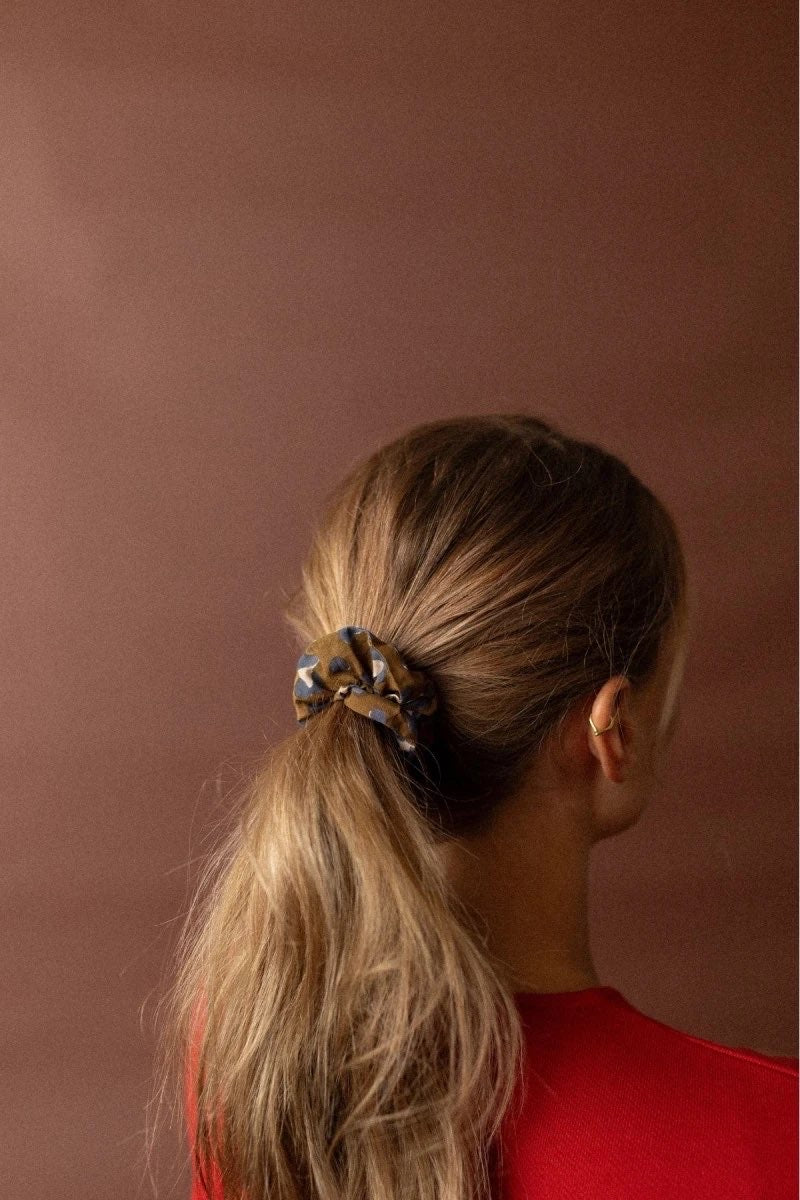 Chouchou Manjy Léopard Tapenade - Apaches Collections