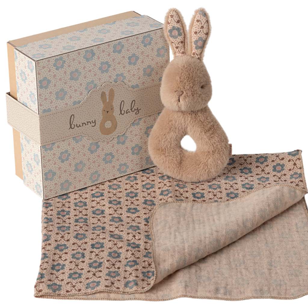 Photo de coffret lapin creme maileg 1 par Les Biscottes