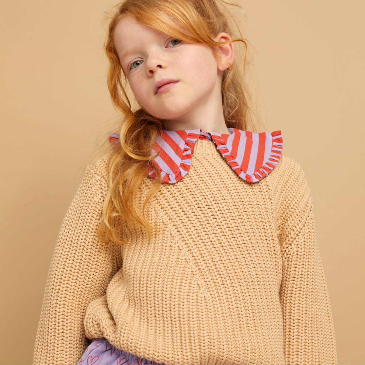 Col Amovible Rayé - Sproet & Sprout