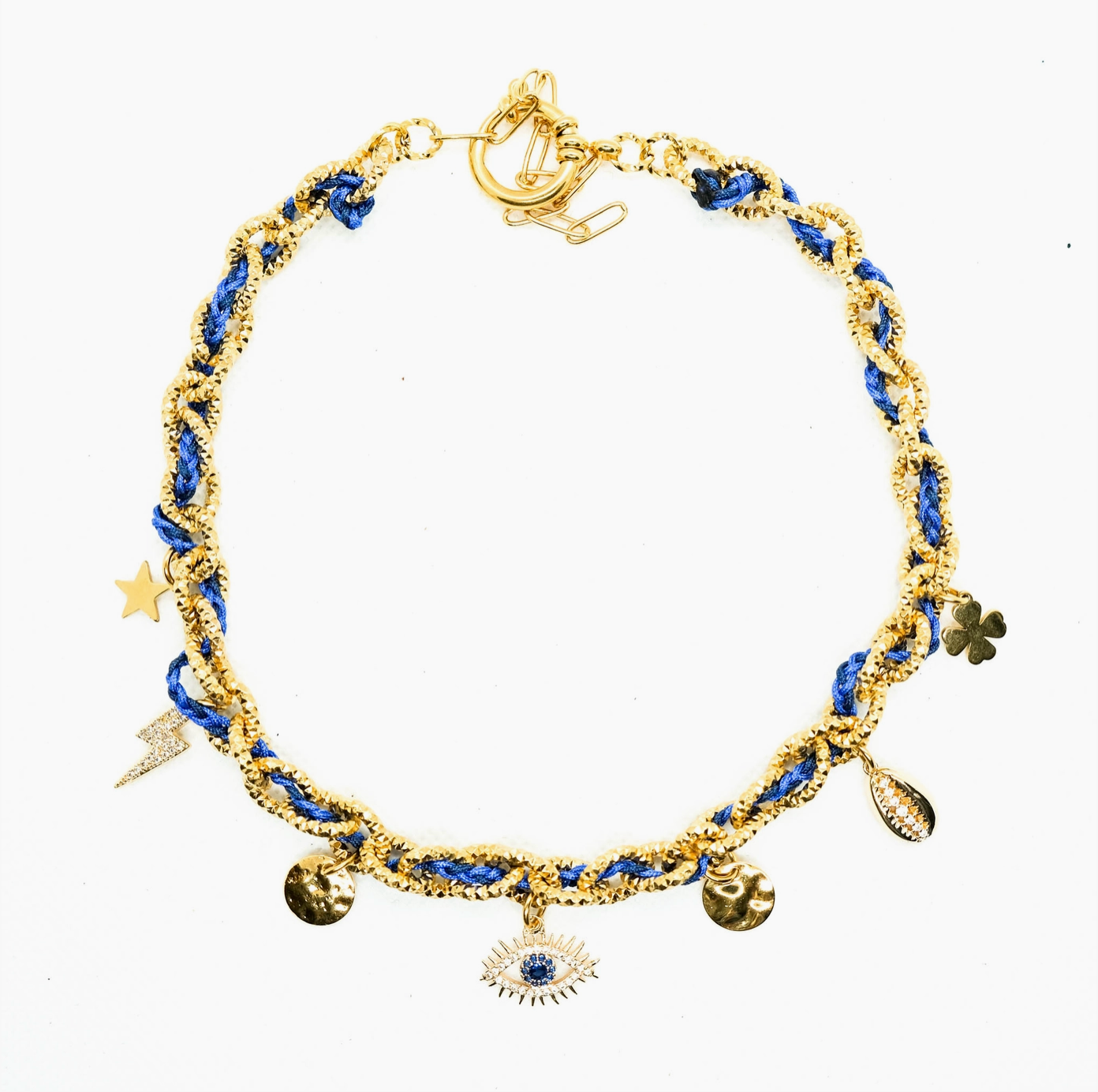 Collier Byzance Bleu - Monsens