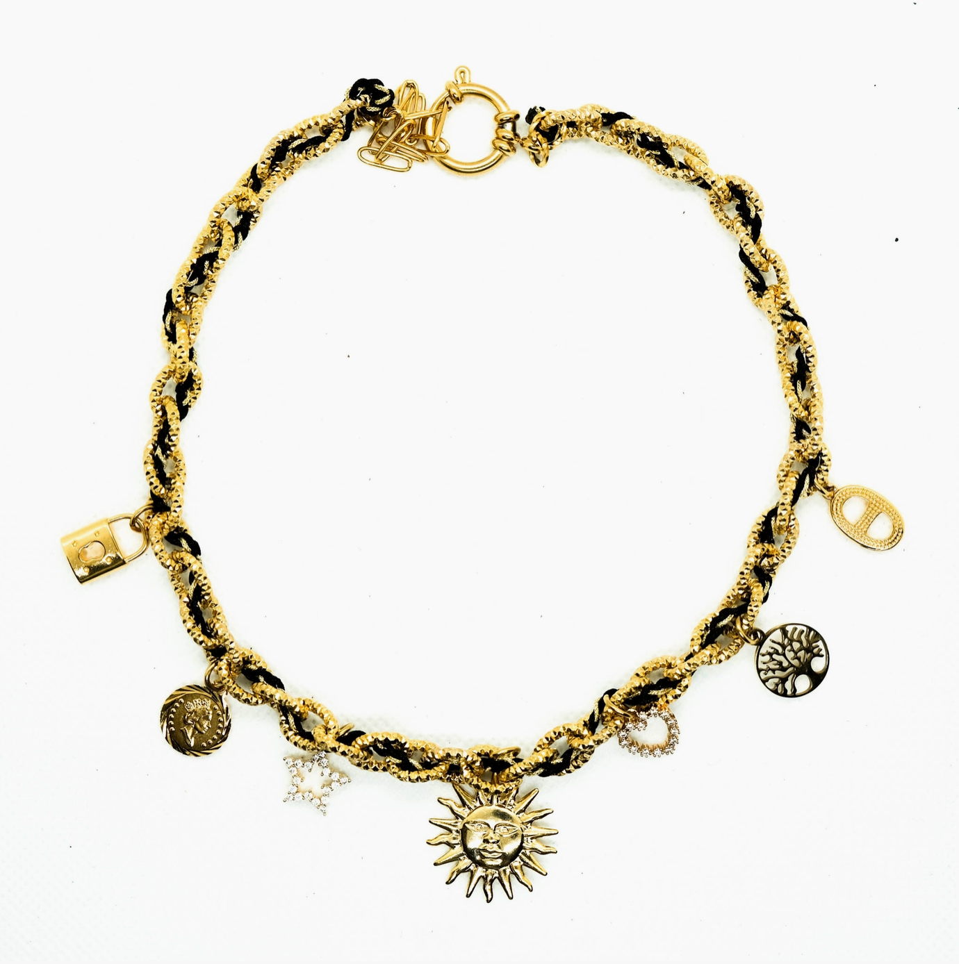 Collier Byzance Noir - Monsens