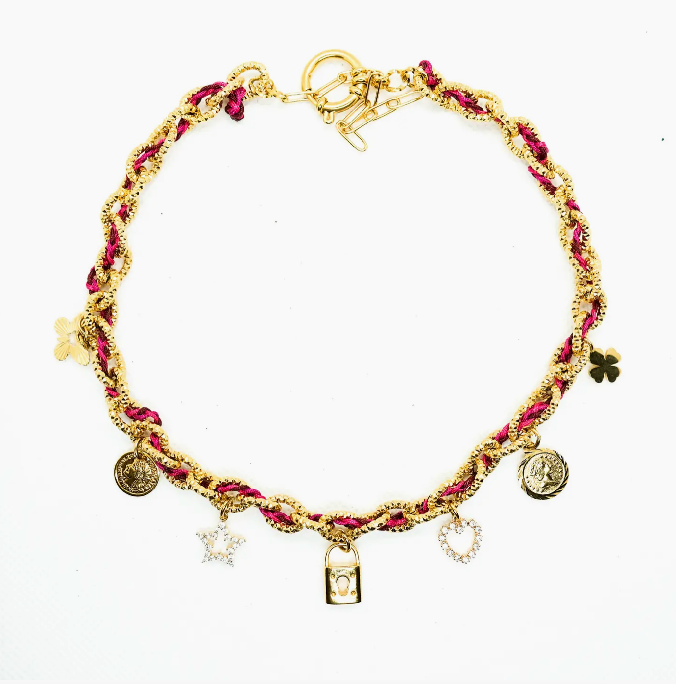 Collier Byzance Rose - Monsens
