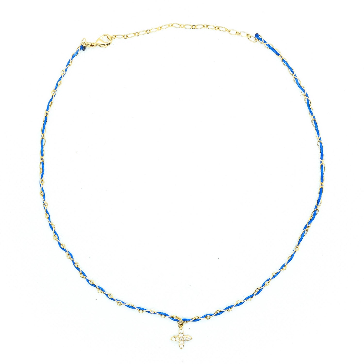 Collier Empreinte Bleu Majorelle - Monsens