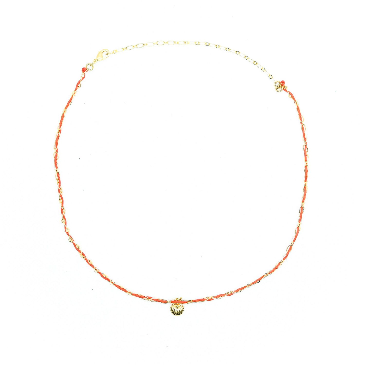 Collier Empreinte Orange Salé - Monsens
