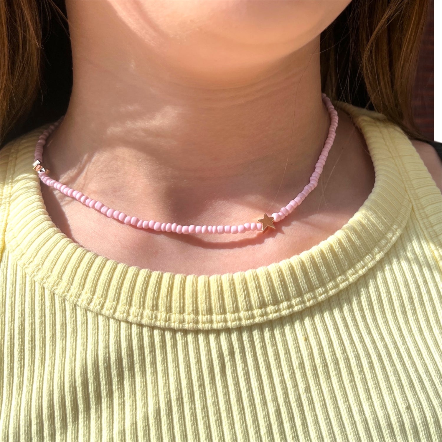 Collier Étoiles Rose - Ratatam