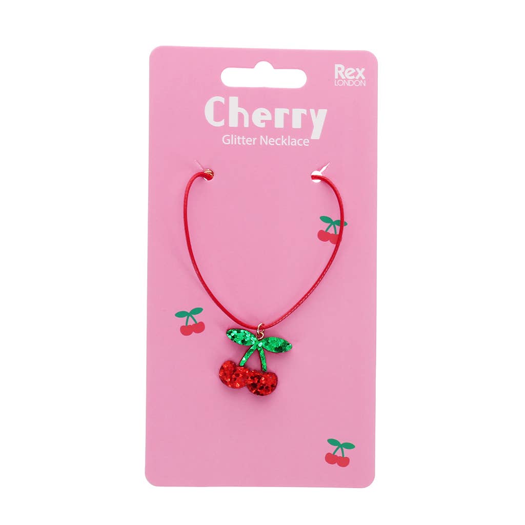 Collier à Paillettes Cerise - Rex