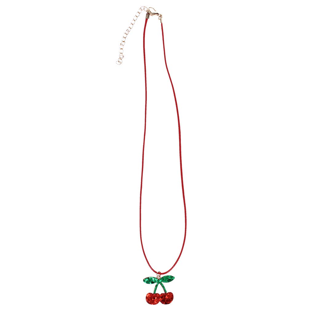 Collier à Paillettes Cerise - Rex