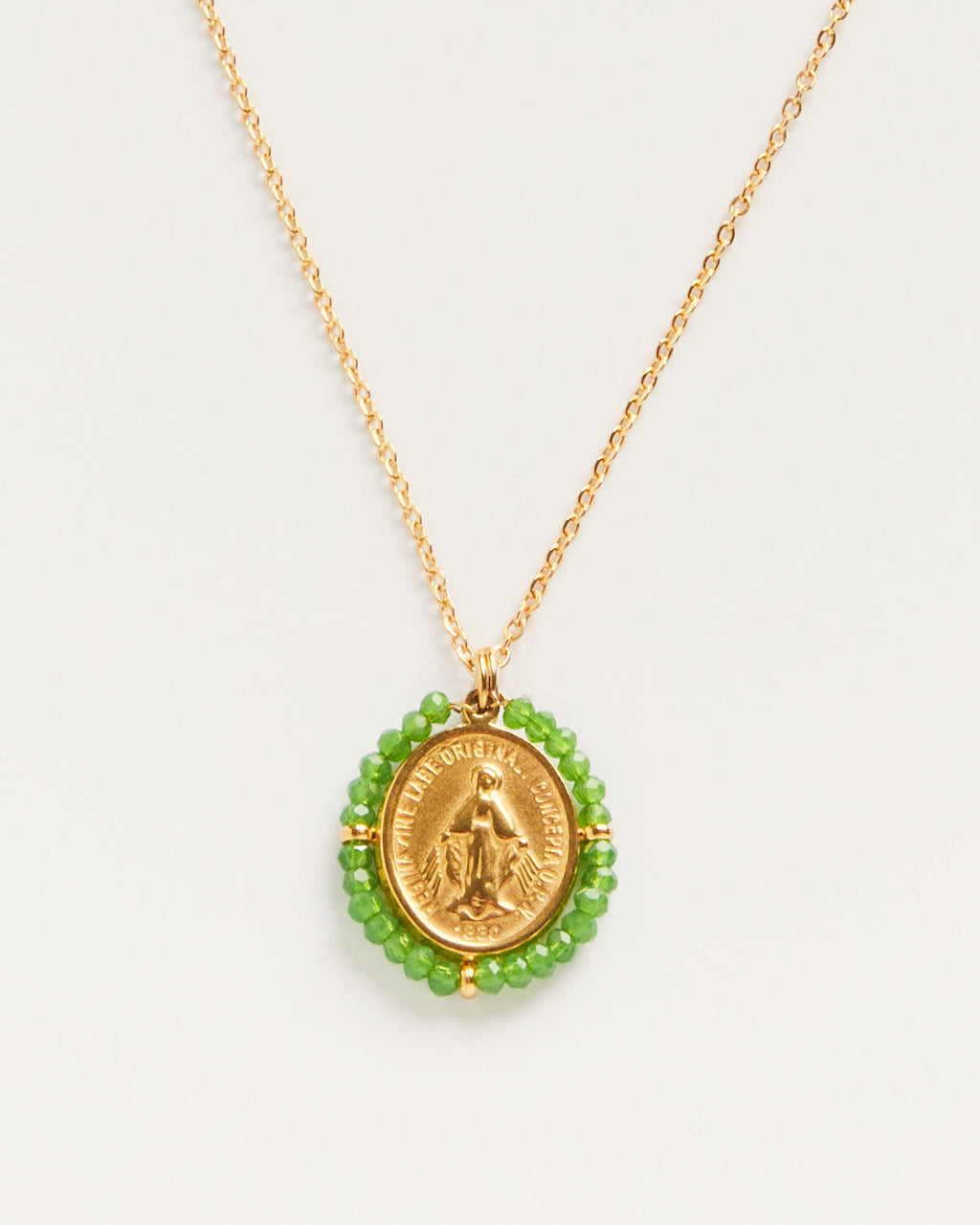 Photo de collier santa maria emerald green palas 1 par Les Biscottes