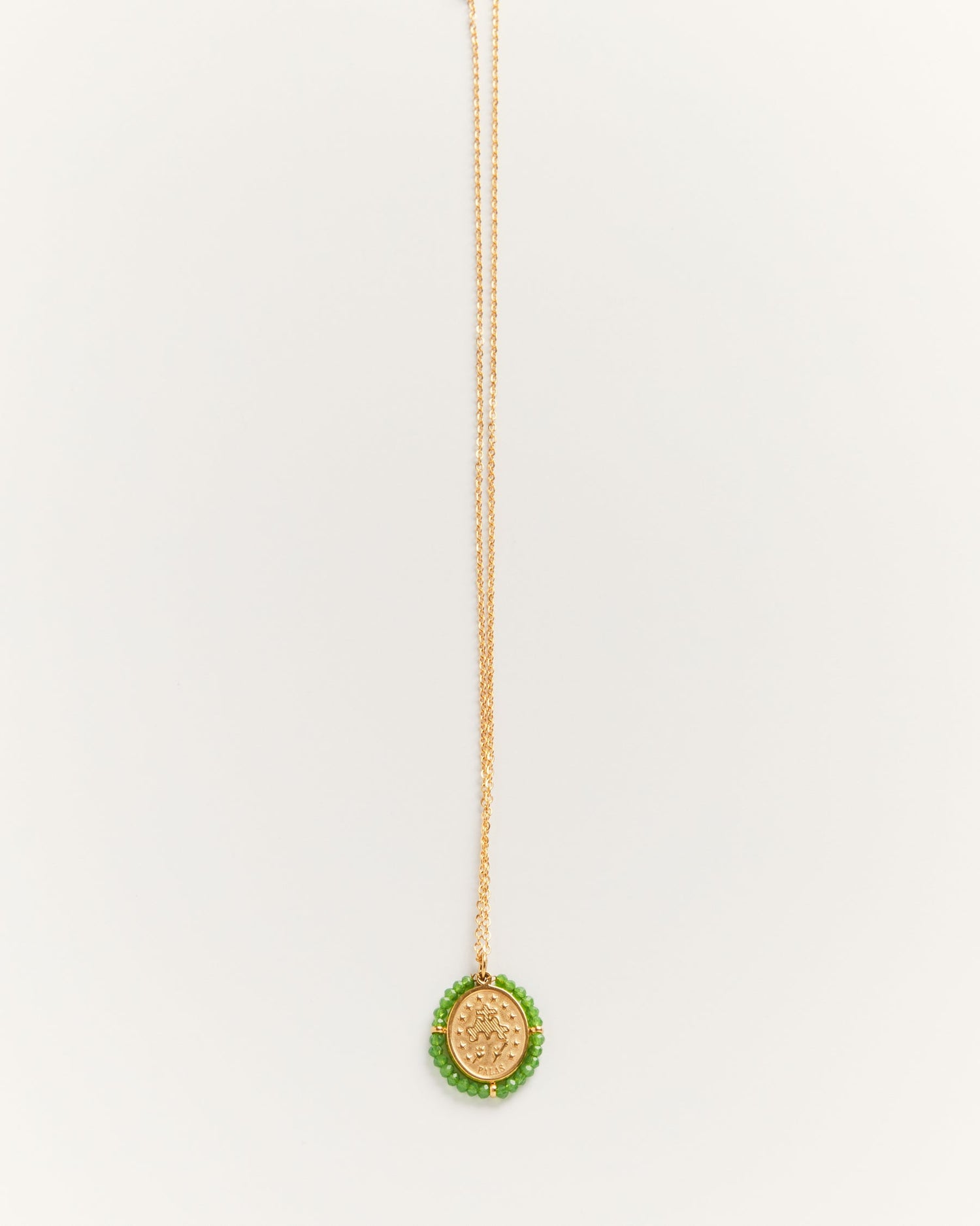 Photo de collier santa maria emerald green palas 2 par Les Biscottes
