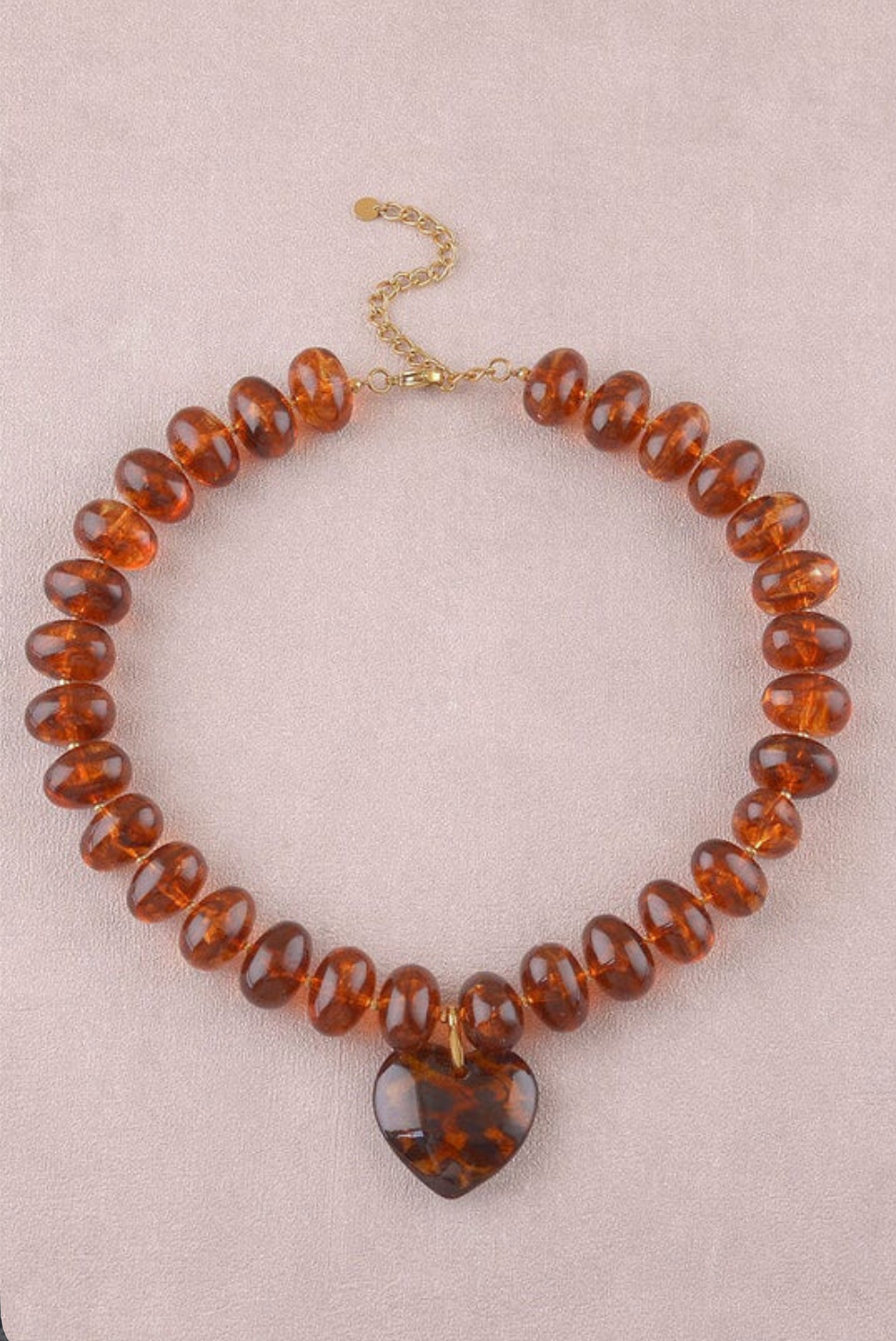 Collier Ziana Ambre Léopard - Bohm