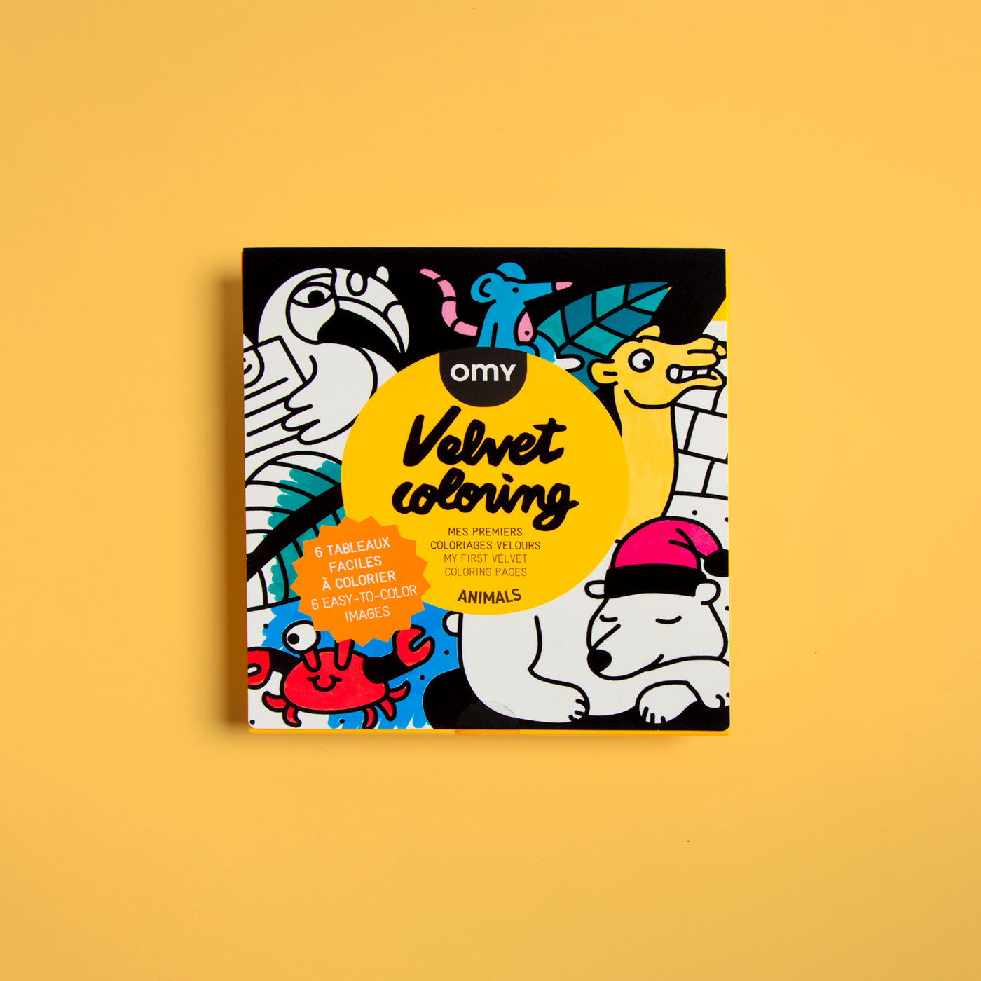 Coloriage Velours Animals - Omy