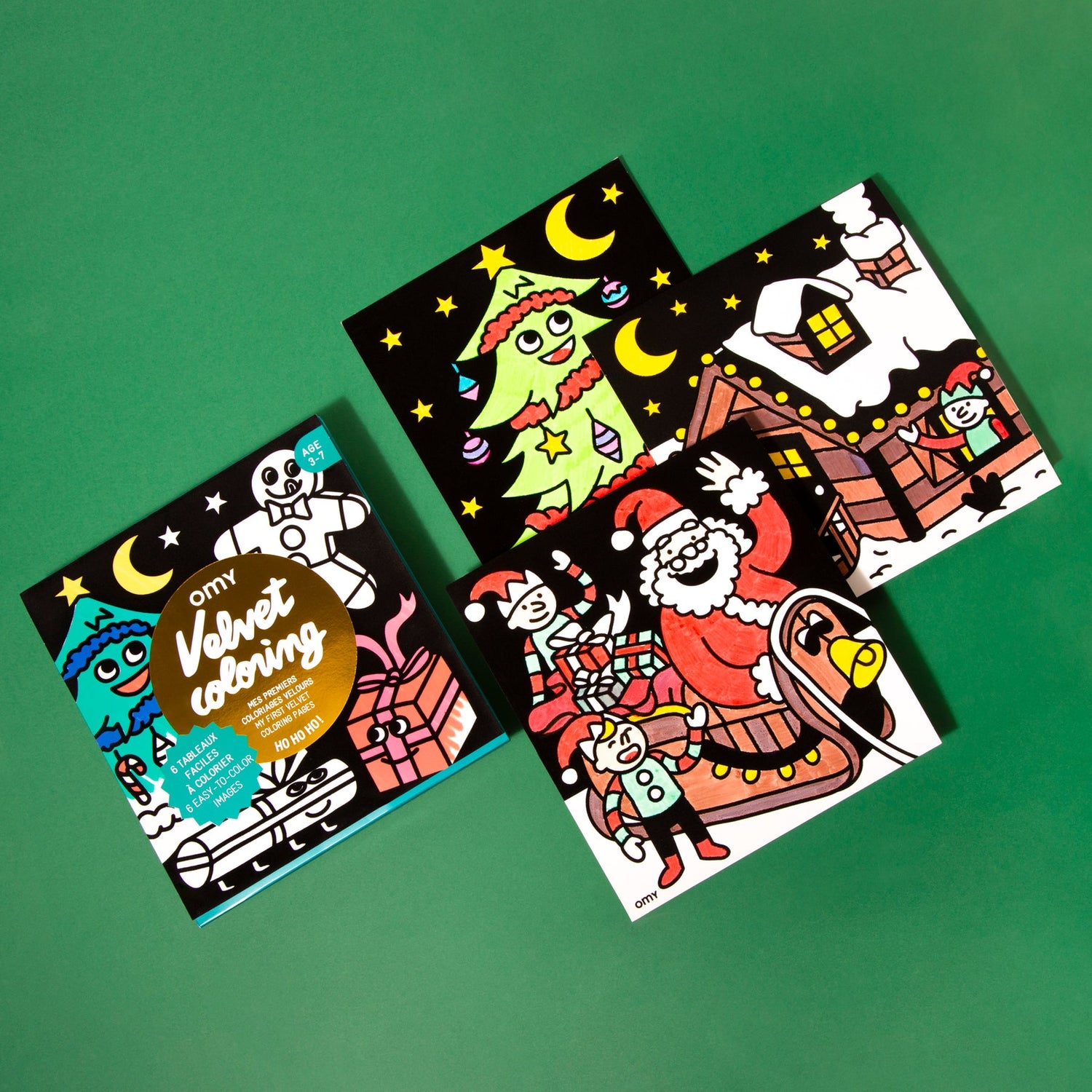 Coloriage Velours Ho Ho Ho - Omy