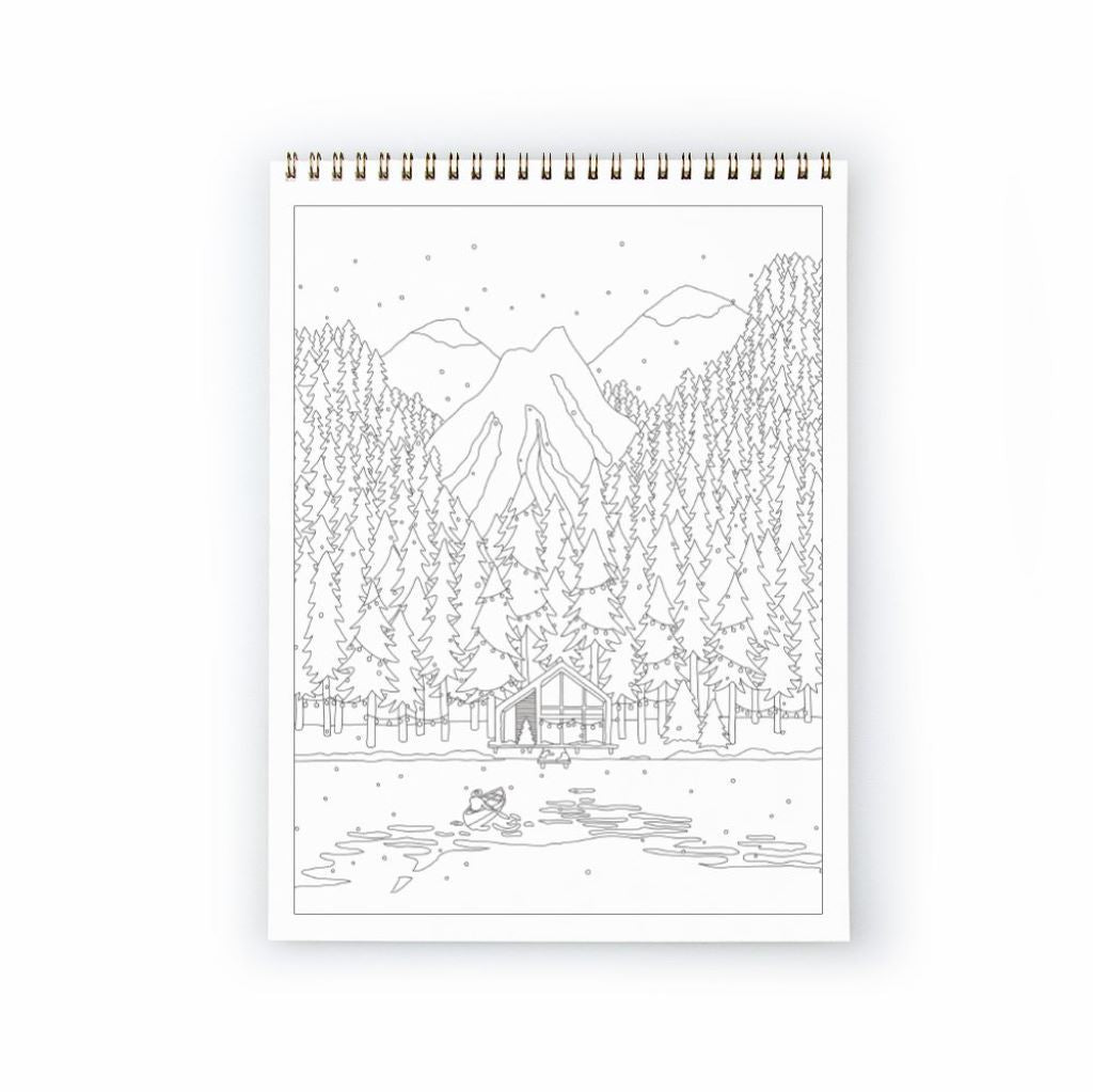 Livre de Coloriage Hiver - All The Way To Say