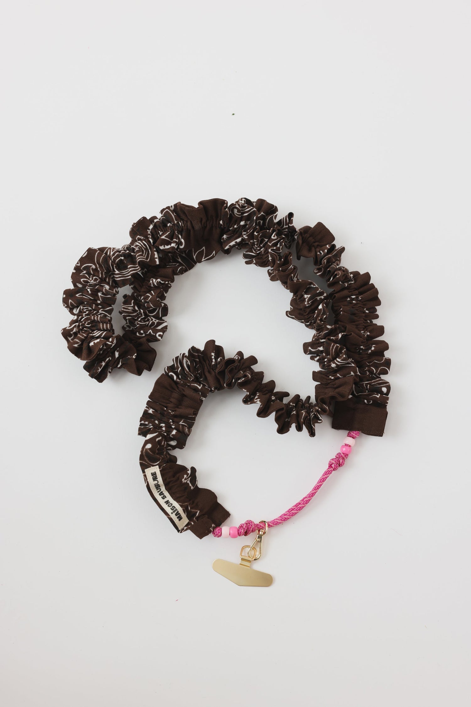 Cordon de Téléphone Froufrou Chocolat - Maison Saussure