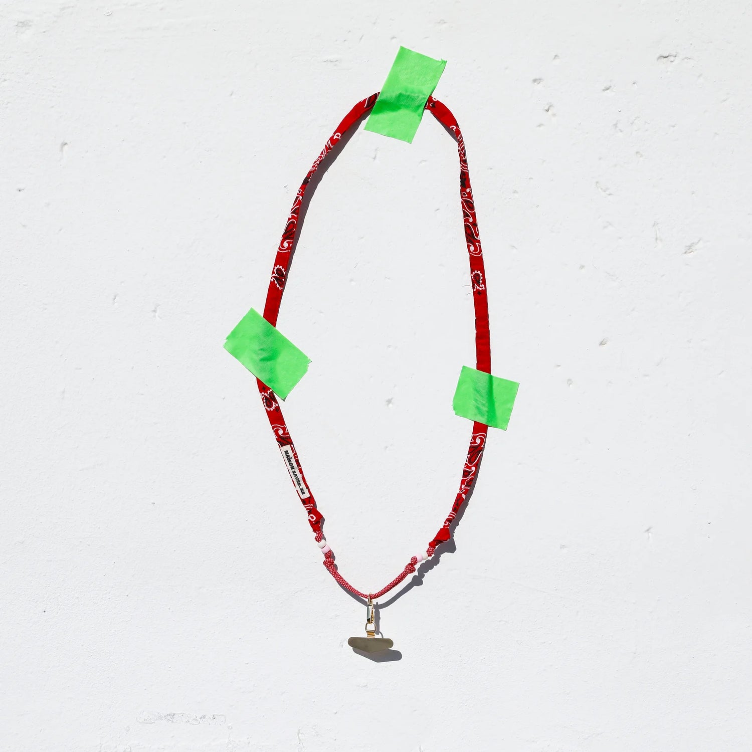 Cordon de Téléphone Rouge Intense - Maison Saussure