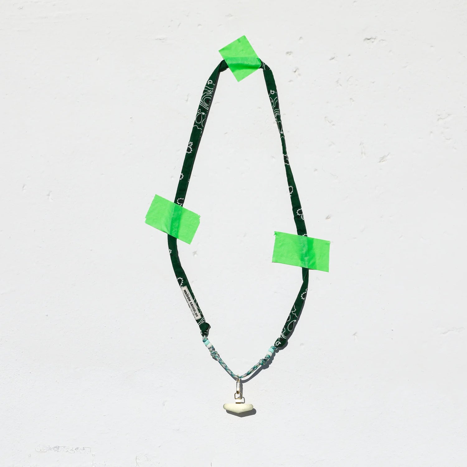 Cordon de Téléphone Vert Intense - Maison Saussure