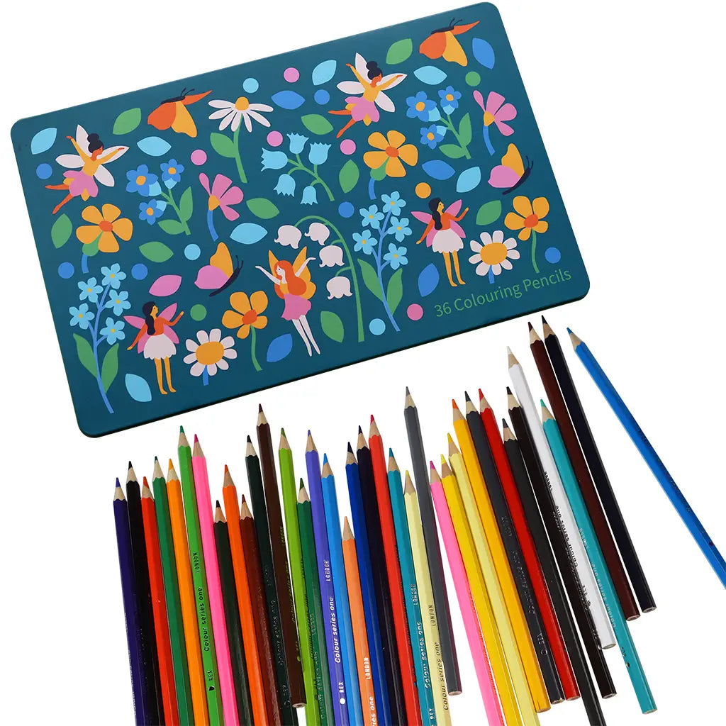 Boîte de Crayons de Couleur Fées - Rex