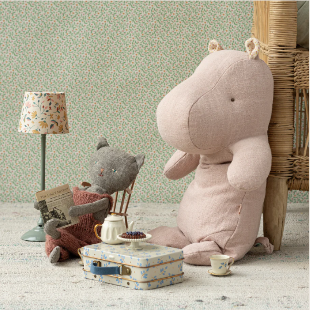 Grand Doudou Hippo Rose Clair - Maileg