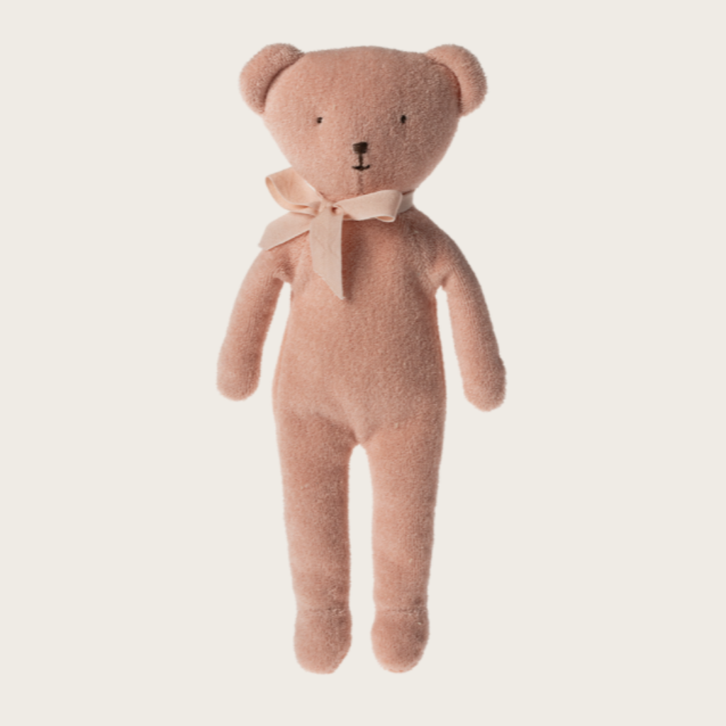 Photo de doudou teddy rose maileg par Les Biscottes