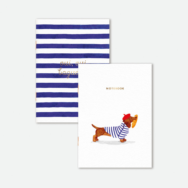 Duo Carnets "Oui Baguette" - All the Ways to Say
