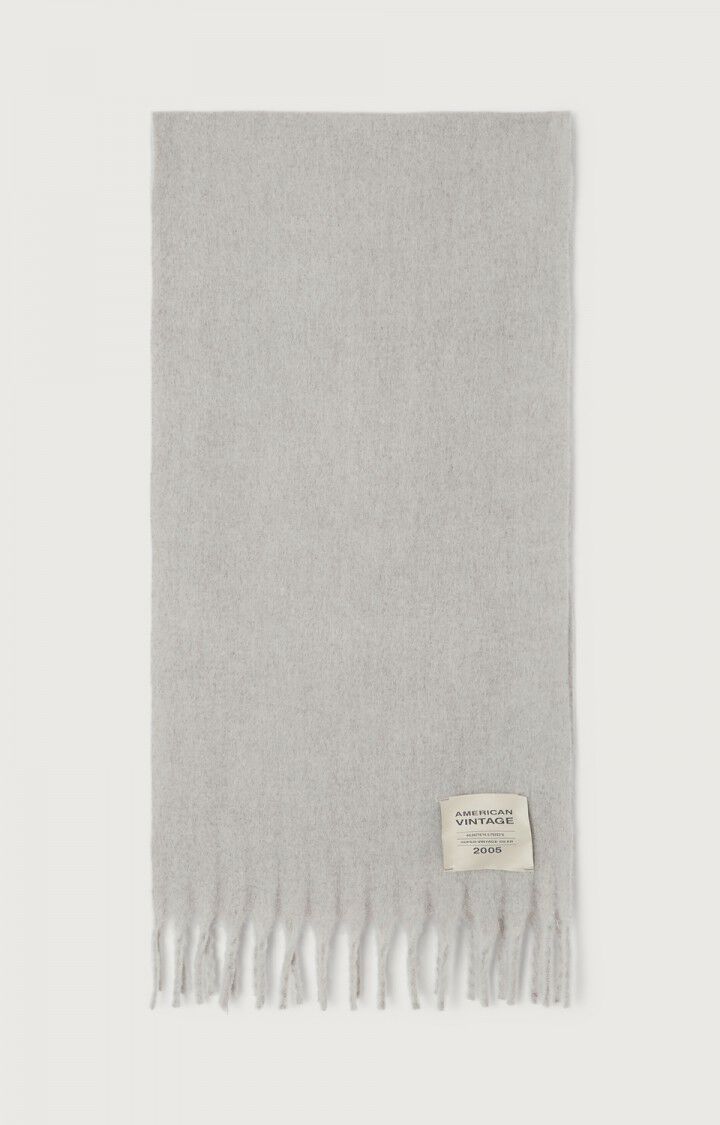 Écharpe Zinaco Gris Chiné Noir L - American Vintage