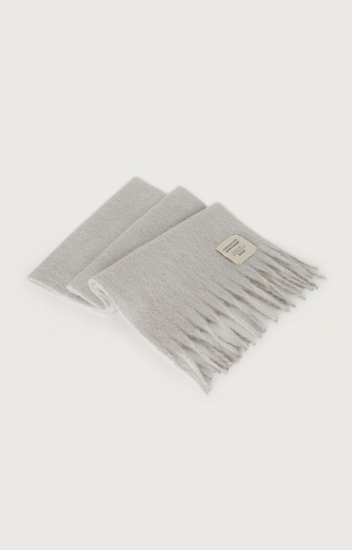 Écharpe Zinaco Gris Chiné Noir L - American Vintage