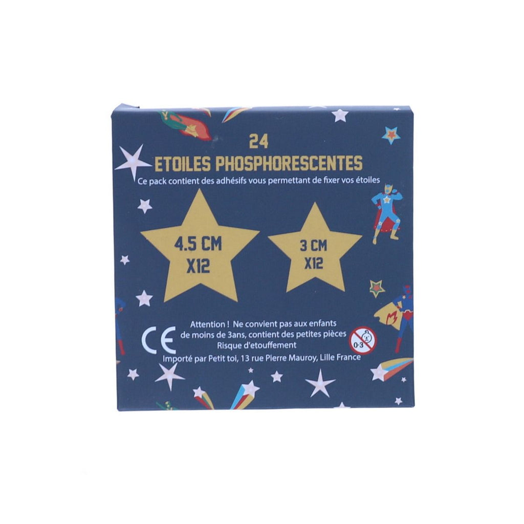 Lot de 24 Étoiles Phosphorescentes - Petit Toi