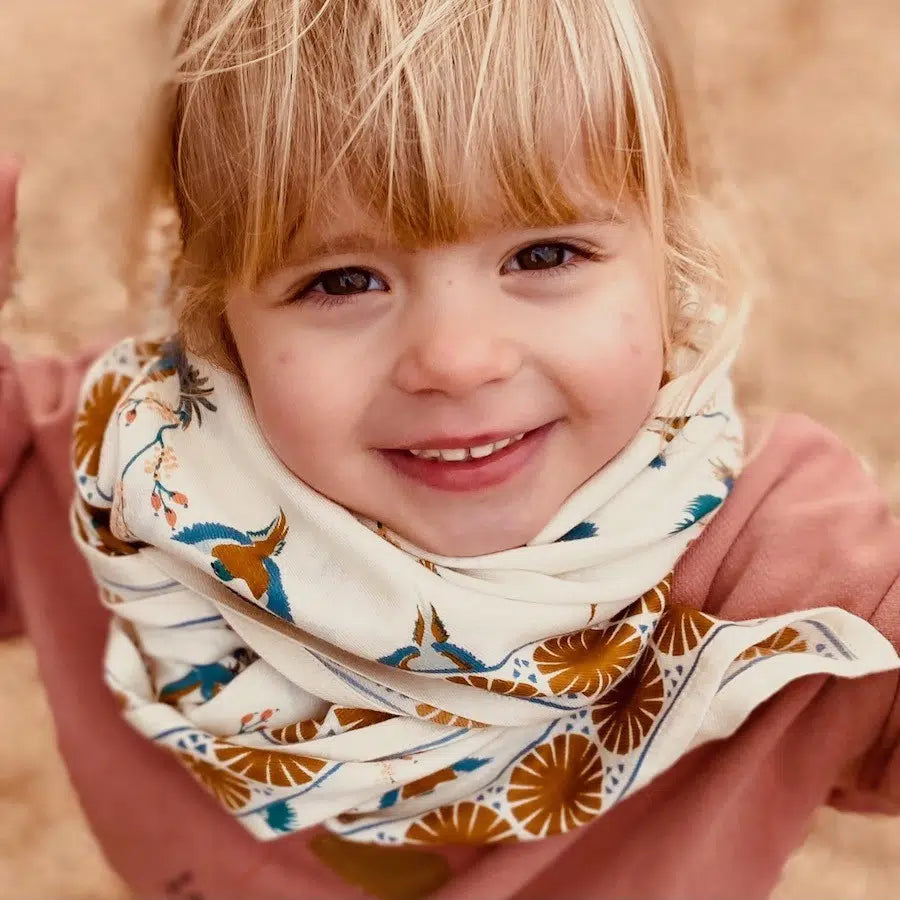 Photo de foulard adulte cerisier fleurdevanille apaches mouflette 4_jpeg par Les Biscottes