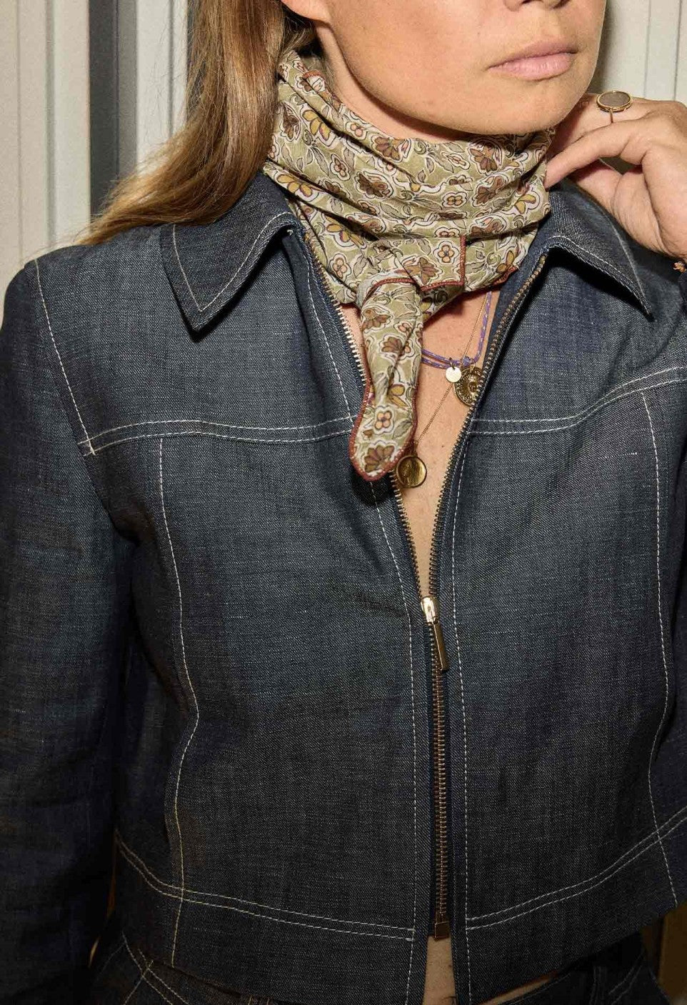 Foulard Bijou Jade - Gabrielle Paris