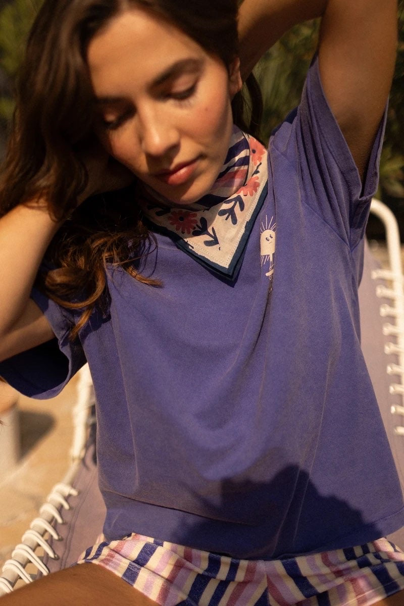 Foulard Dupitta Futa True Blue - Apaches Collections